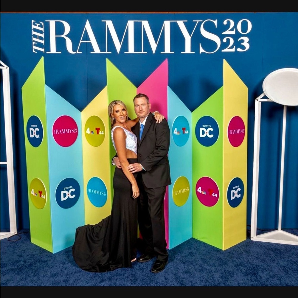 Black and White One Shoulder Long Sleeve Work Dress